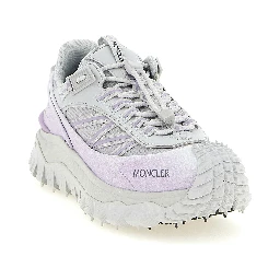 Purple Polyester Athletic Sneakers