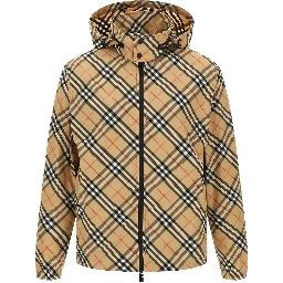 Beige Polyester Shell Jacket