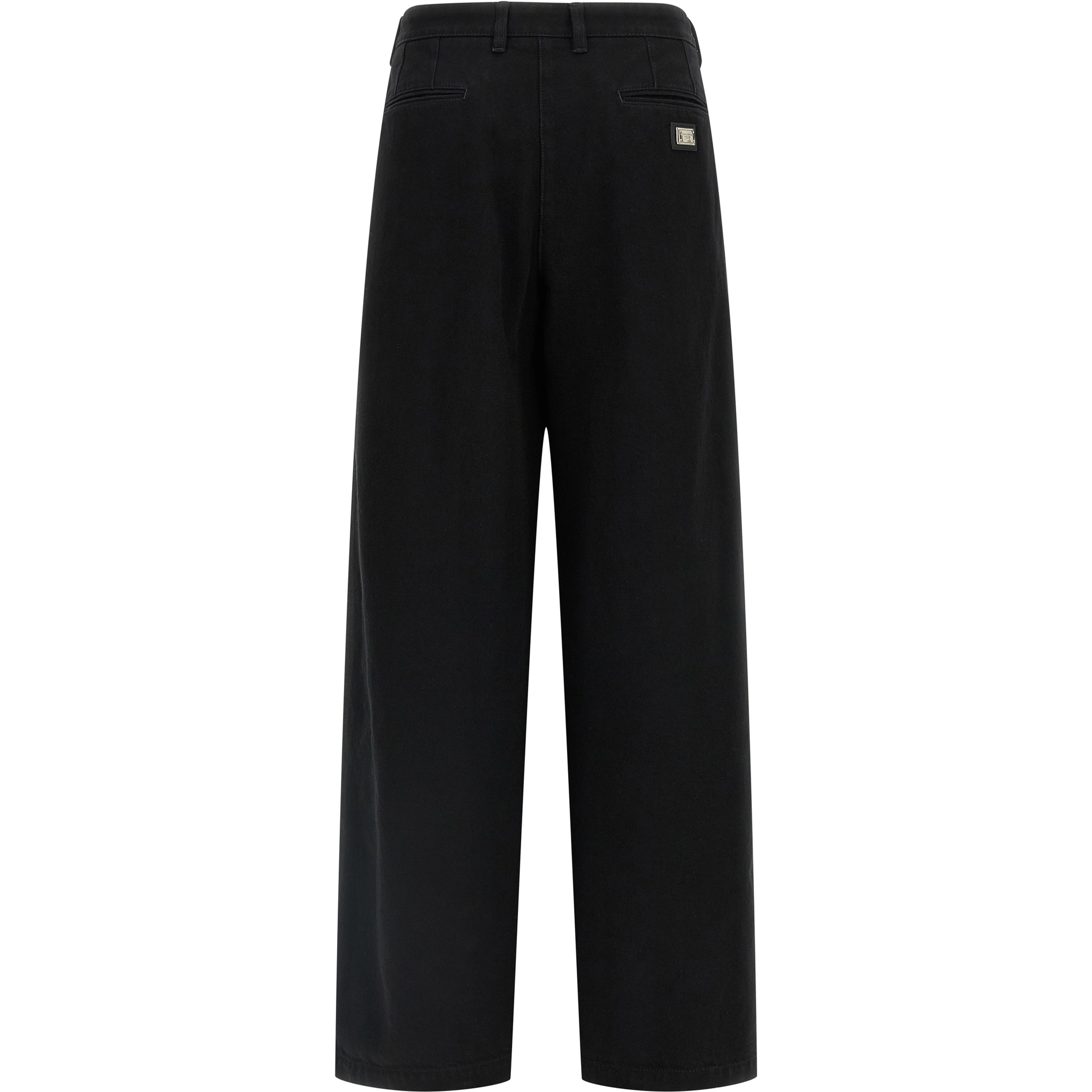 Black Cotton Jeans Denim