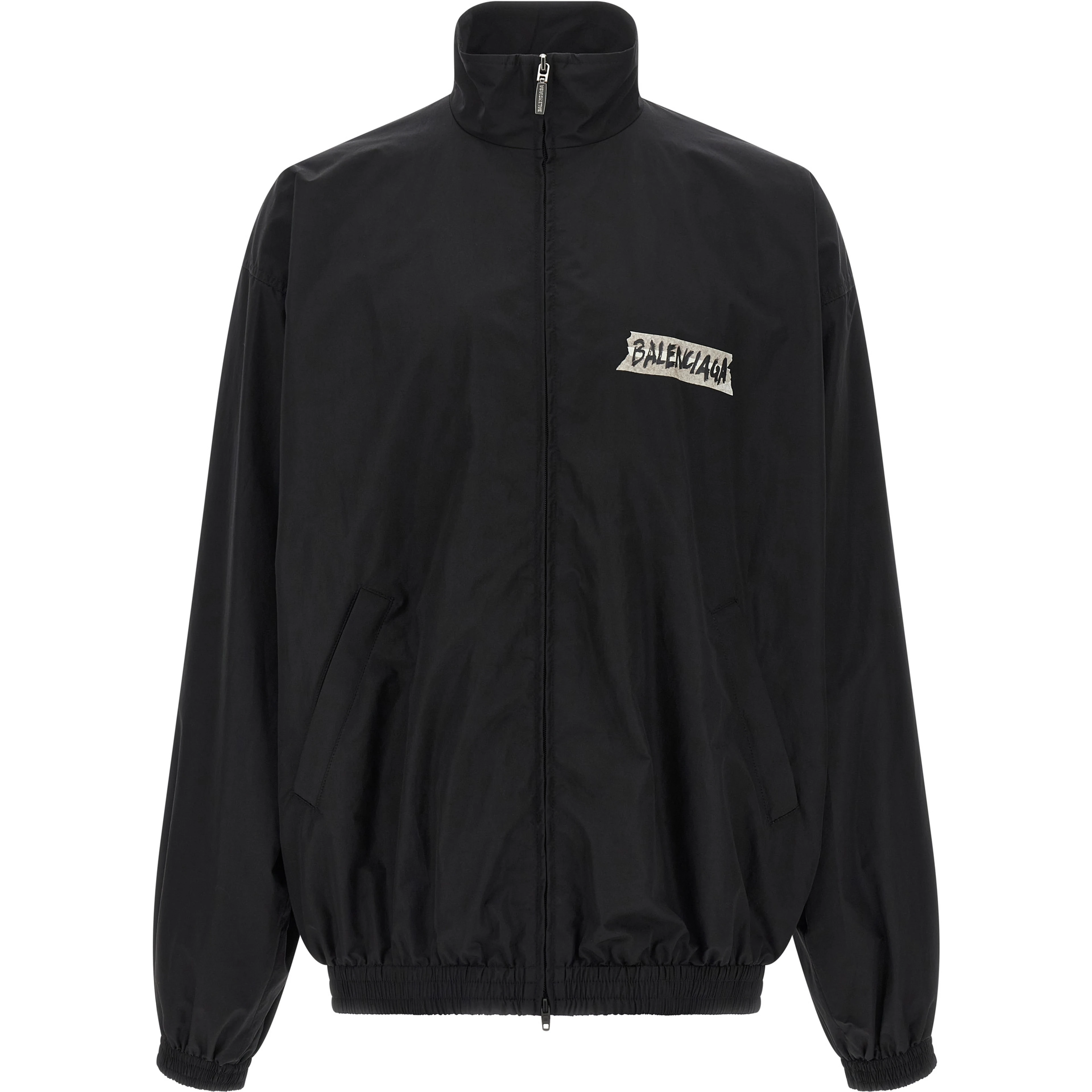 Black Cotton Sweatshirt