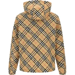 Beige Polyester Shell Jacket