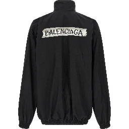 Black Cotton Sweatshirt