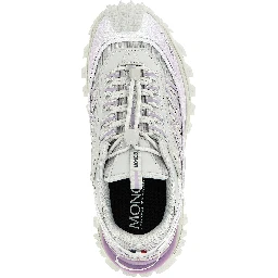 Purple Polyester Athletic Sneakers