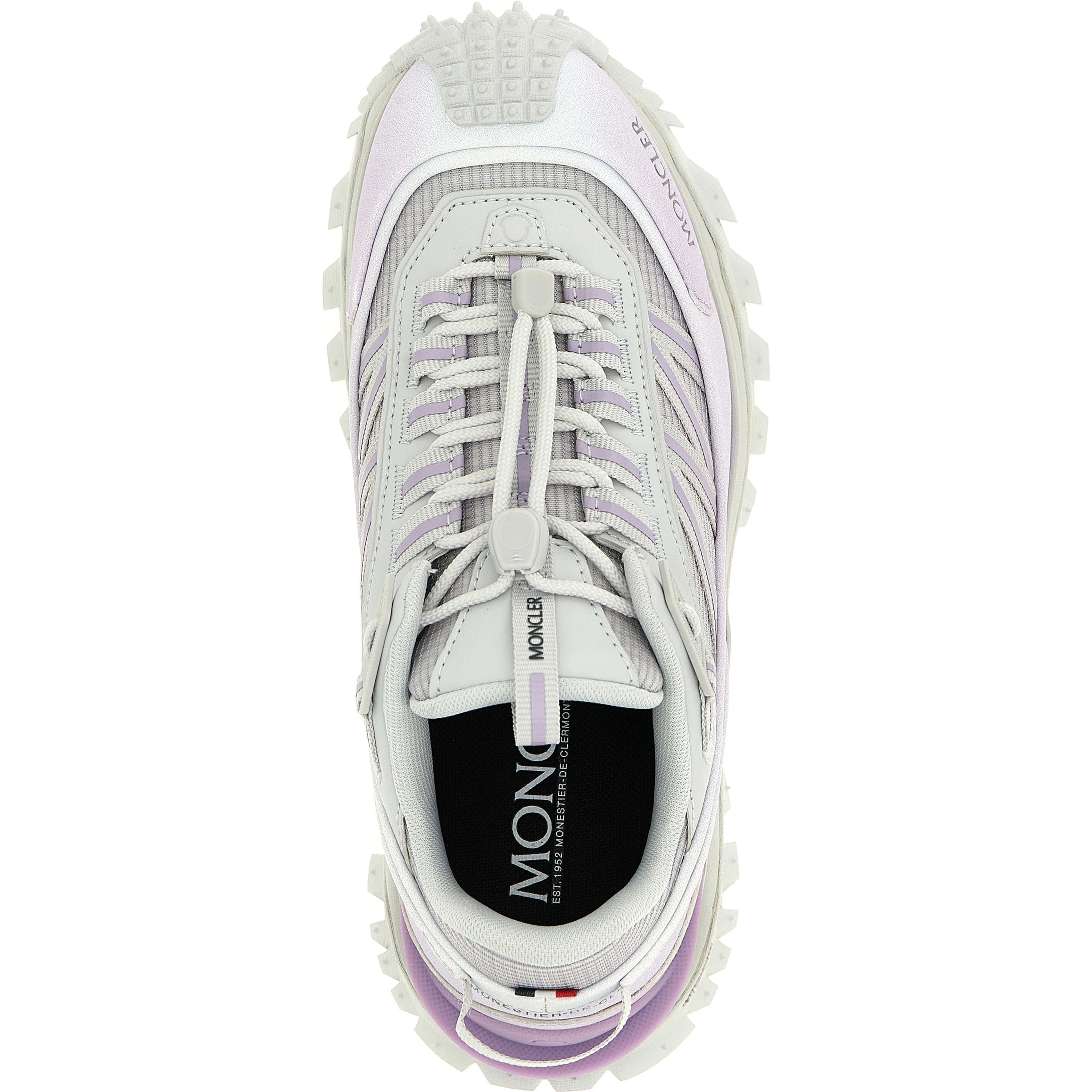 Purple Polyester Athletic Sneakers