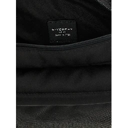 Black Polyamide Crossbody Bag