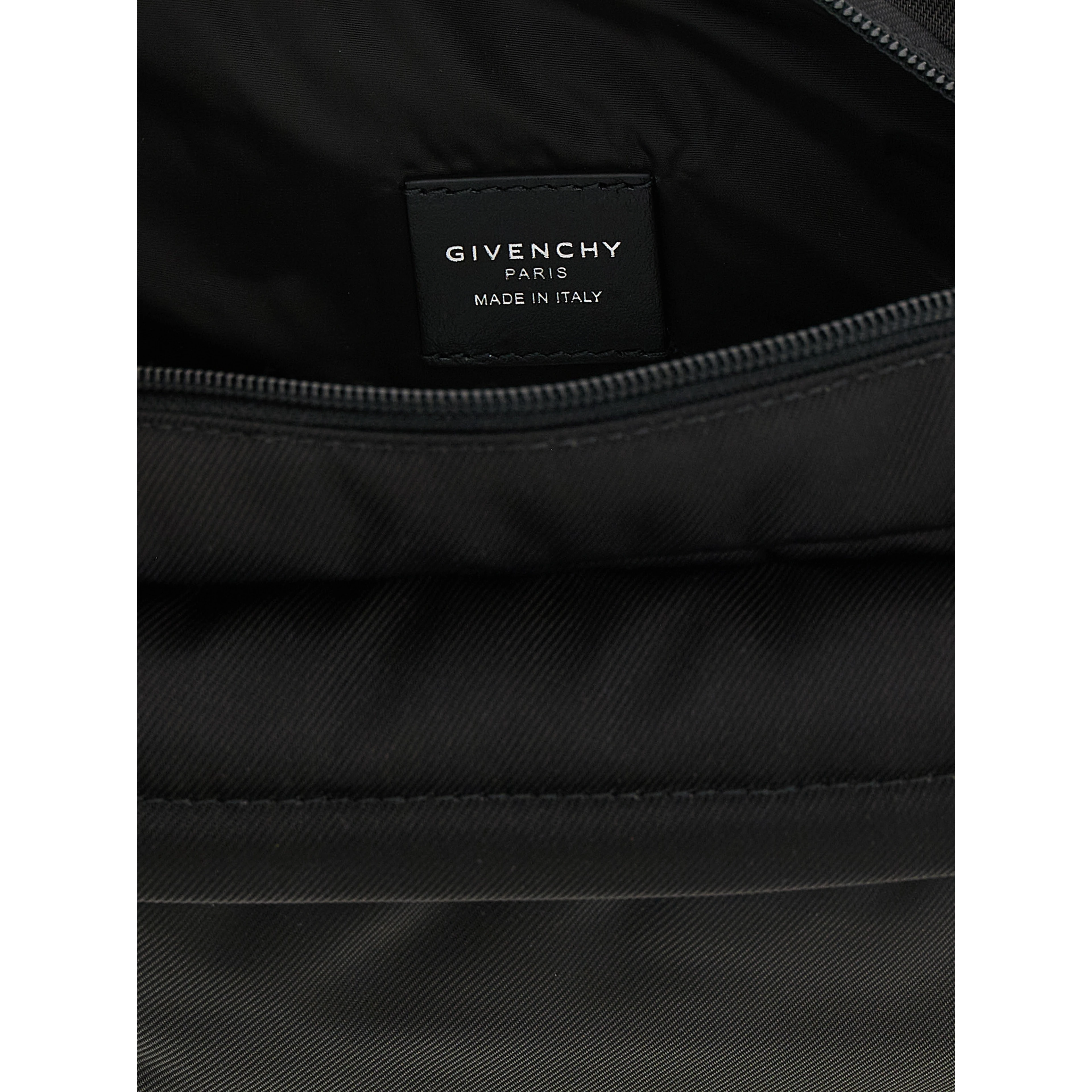 Black Polyamide Crossbody Bag