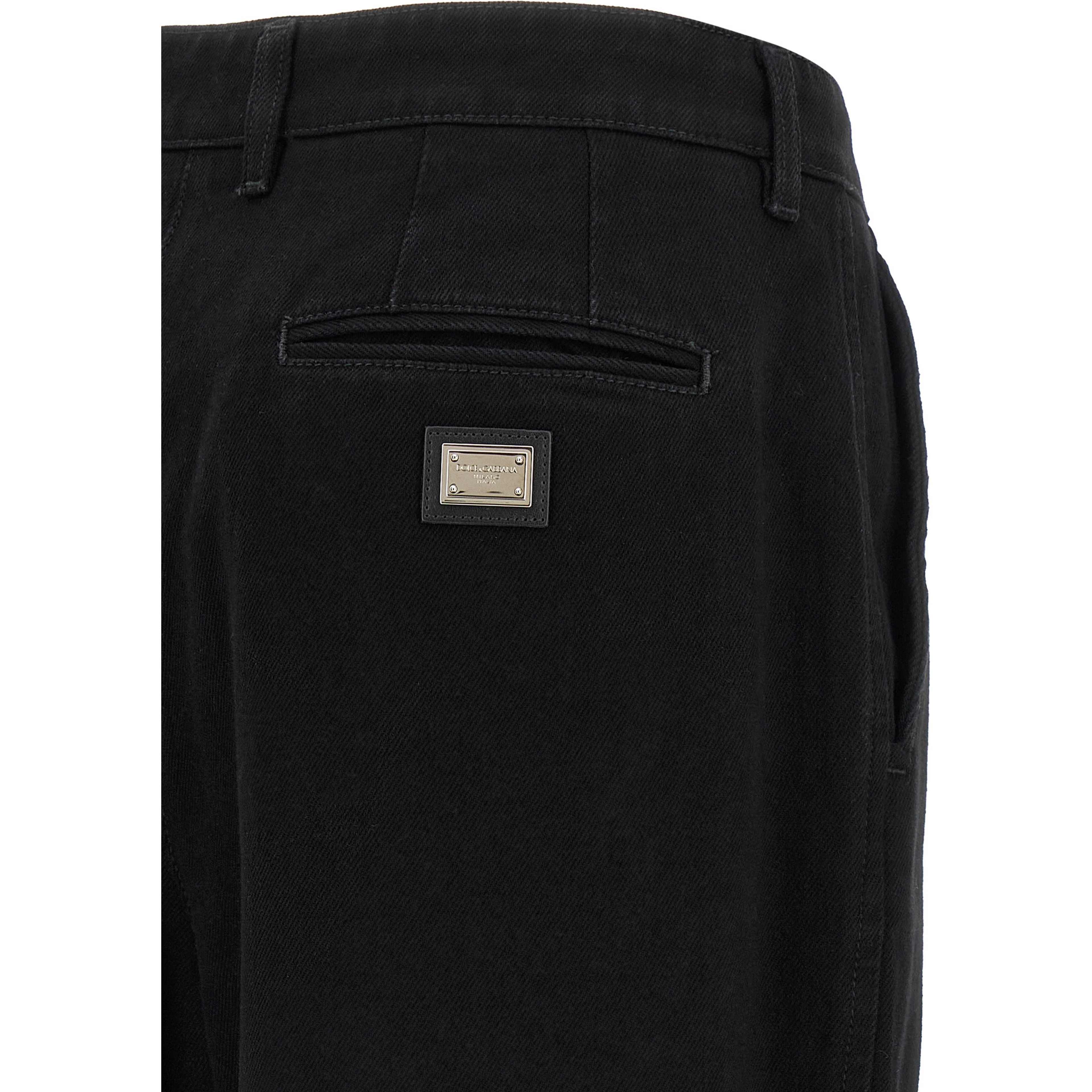 Black Cotton Jeans Denim