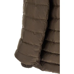Brown Polyester Bomber