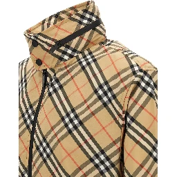 Beige Polyester Shell Jacket