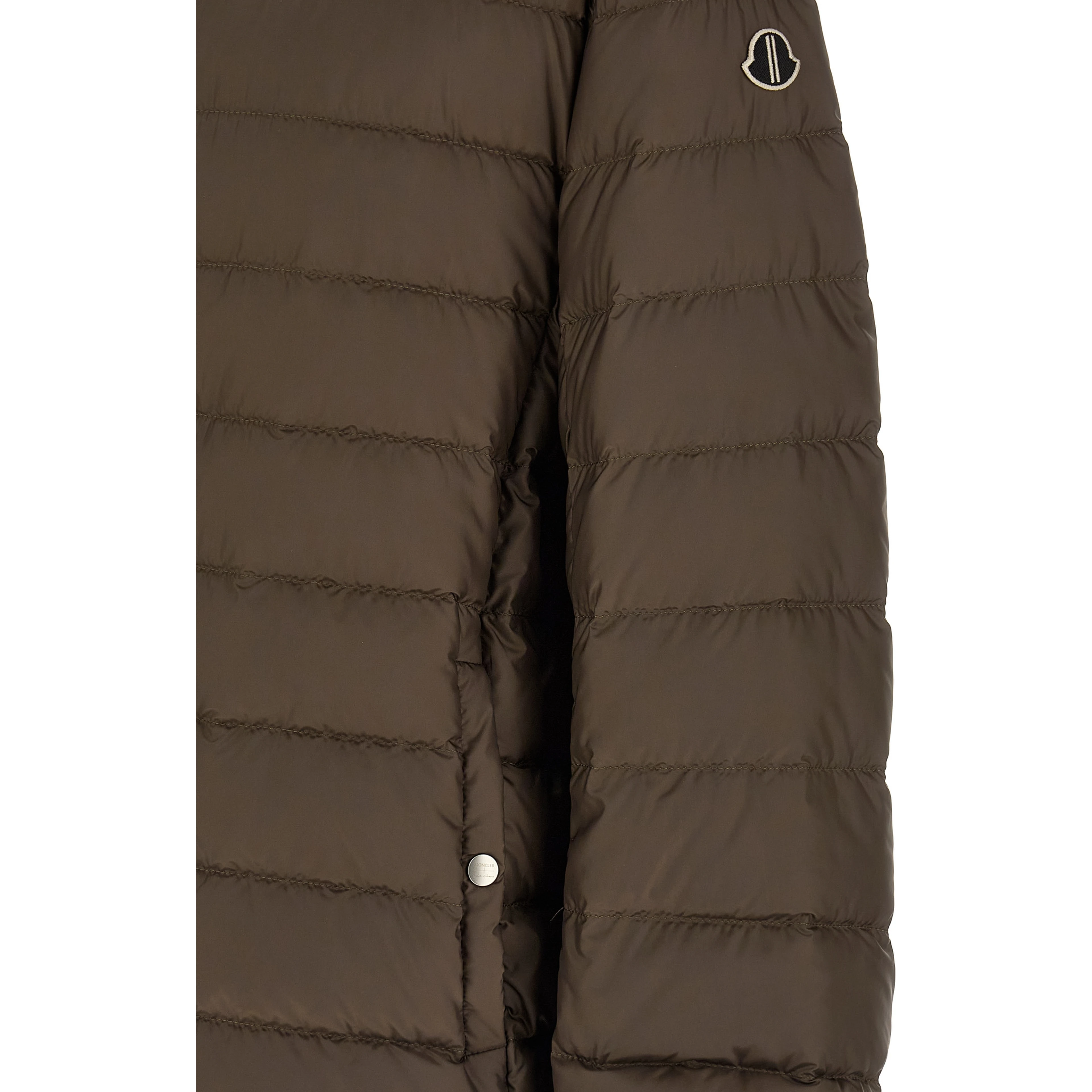 Brown Polyester Bomber