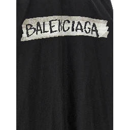 Black Cotton Sweatshirt