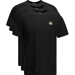 Crewneck T-shirts with logo (set of three)