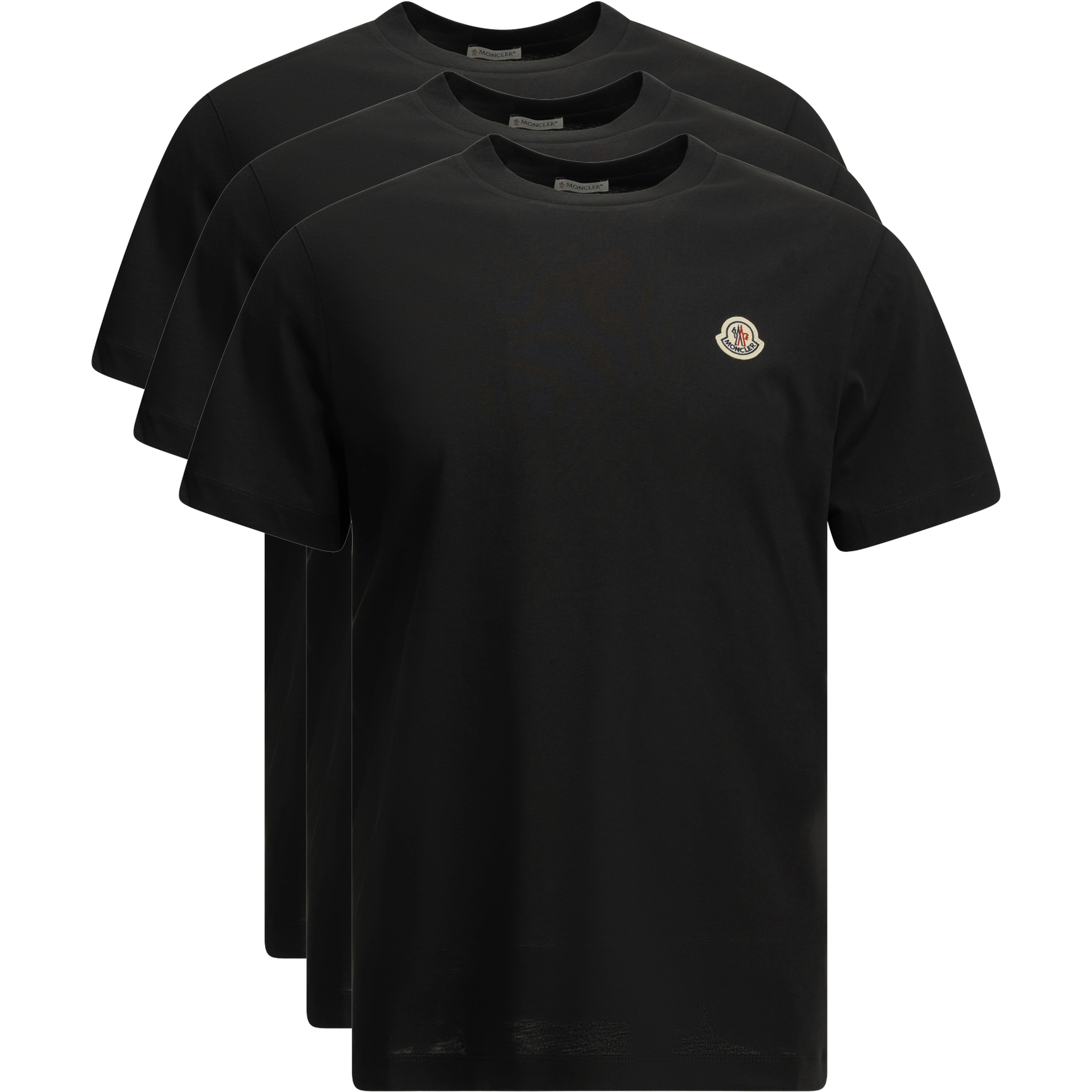 Crewneck T-shirts with logo (set of three)