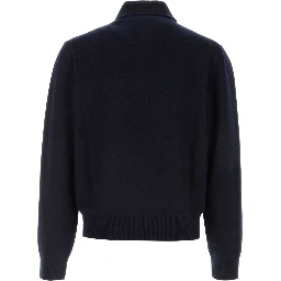 POLO IN MAGLIA MANICHE LUNGHE CON BOTTONI CON LOGO
