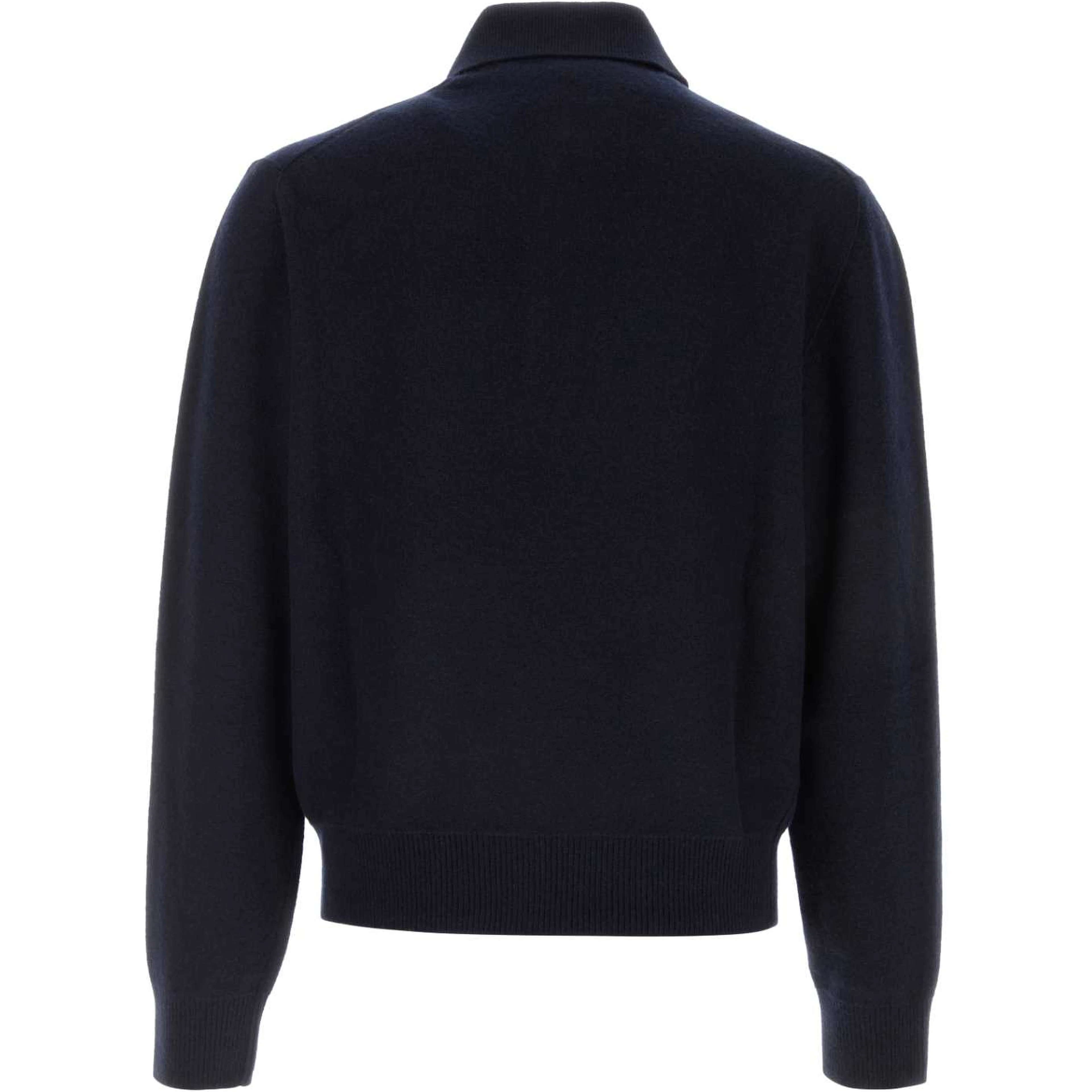 POLO IN MAGLIA MANICHE LUNGHE CON BOTTONI CON LOGO
