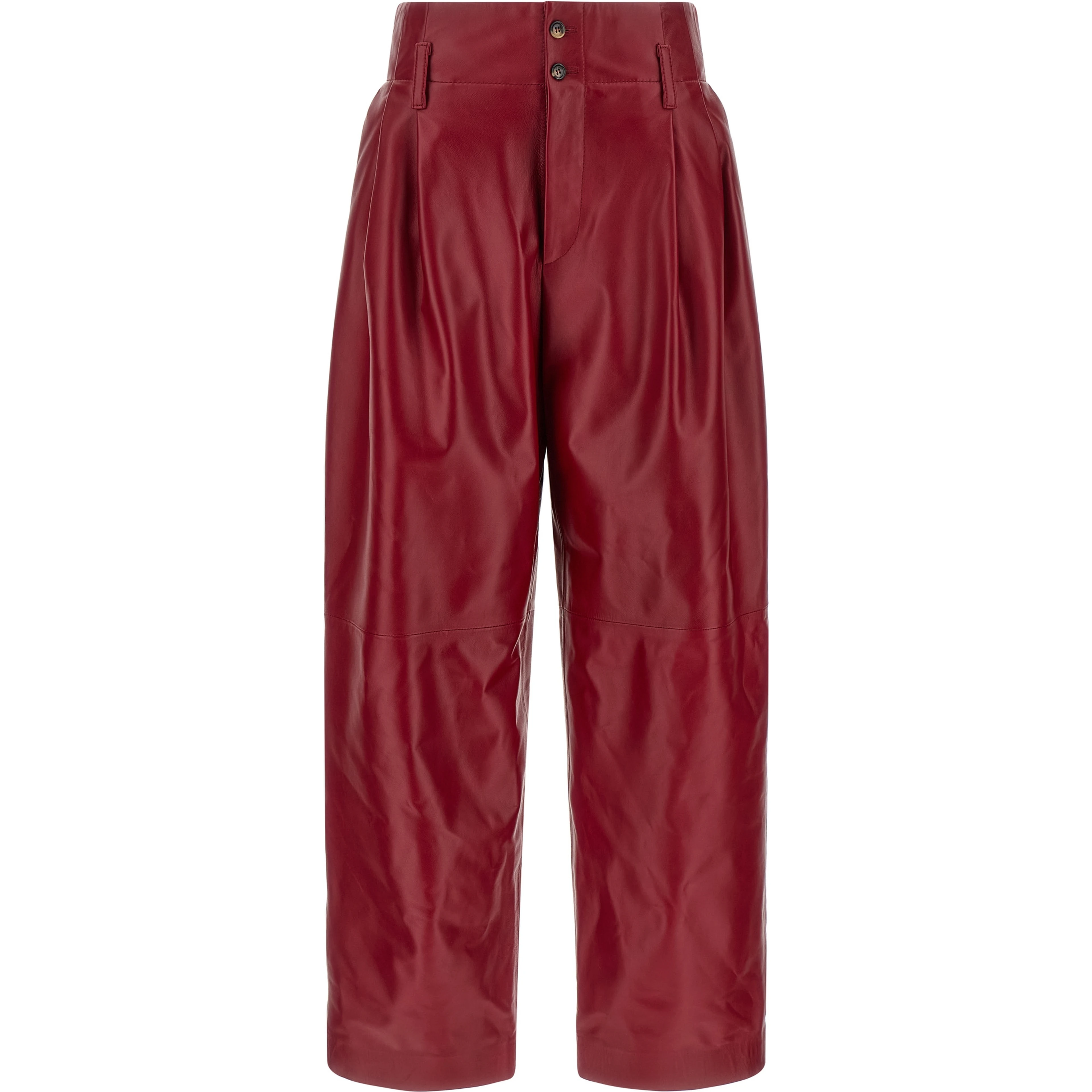 Red Leather Pants