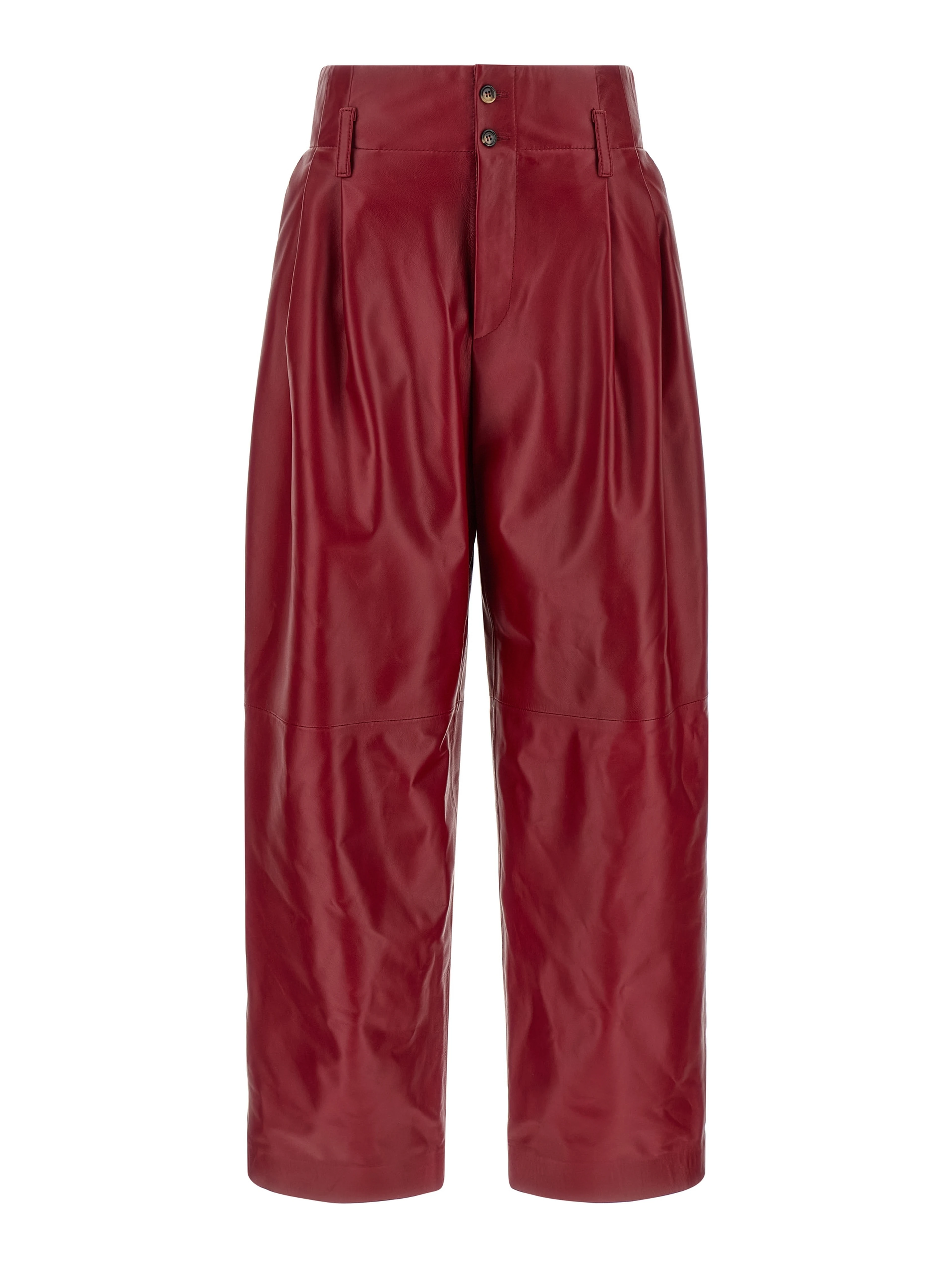 Red Leather Pants