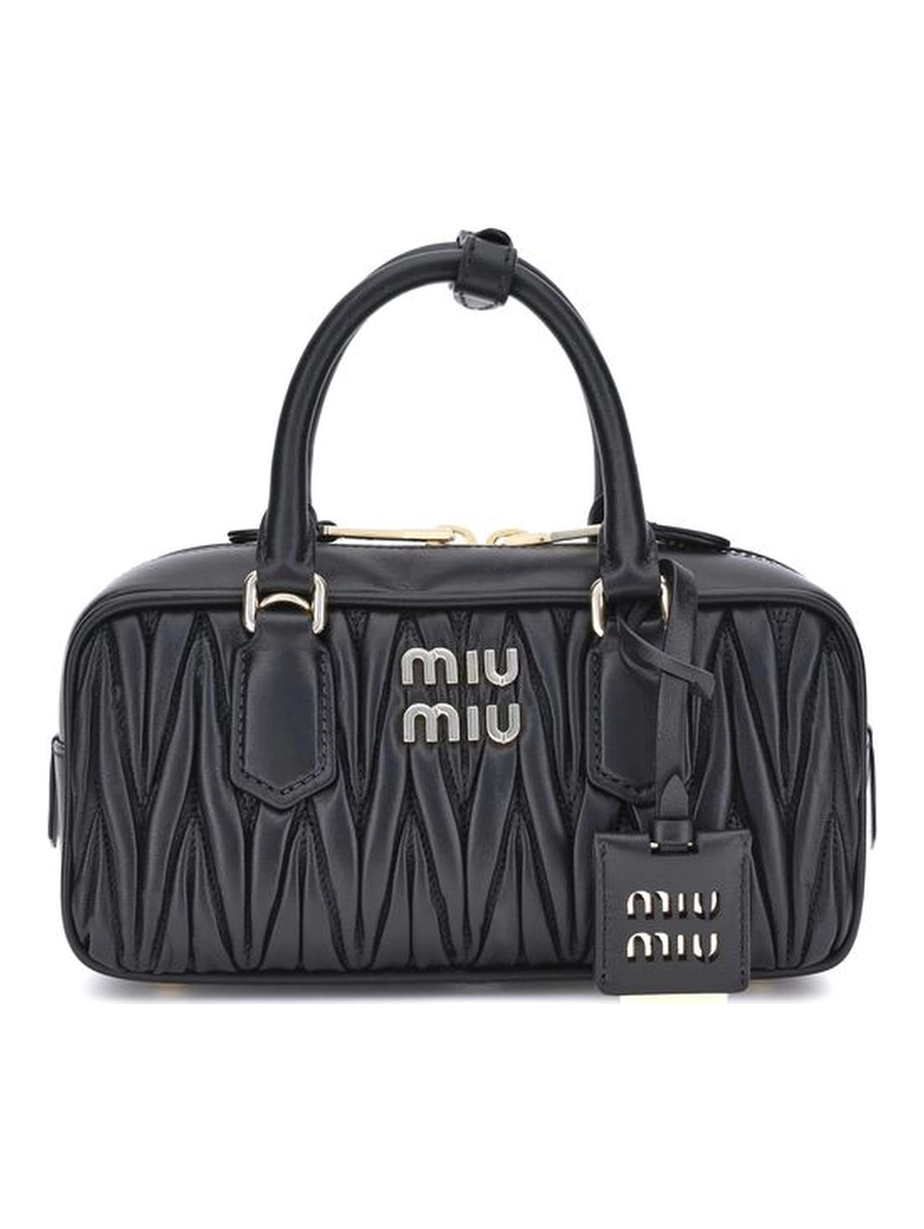 Black Calf Leather Bos Taurus Handbag