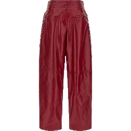 Red Leather Pants