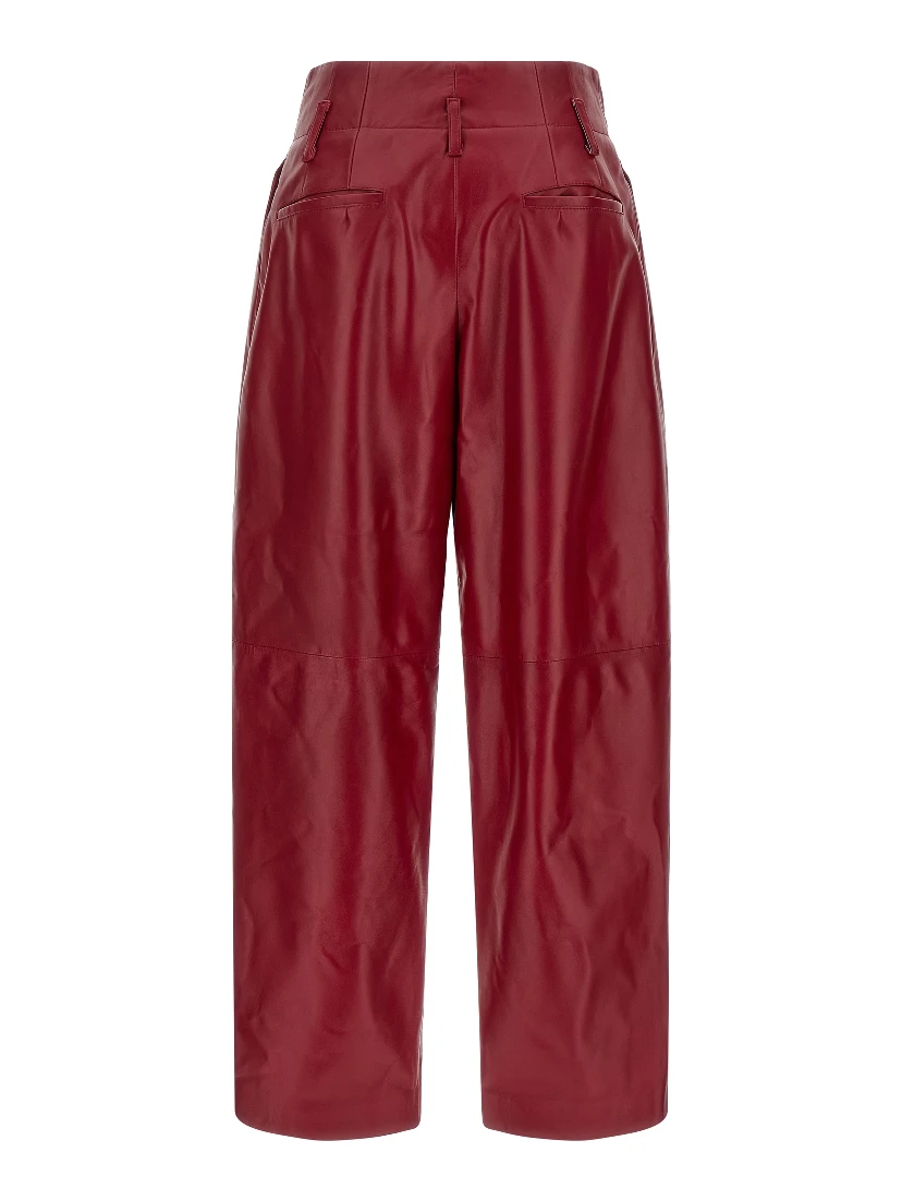 Red Leather Pants