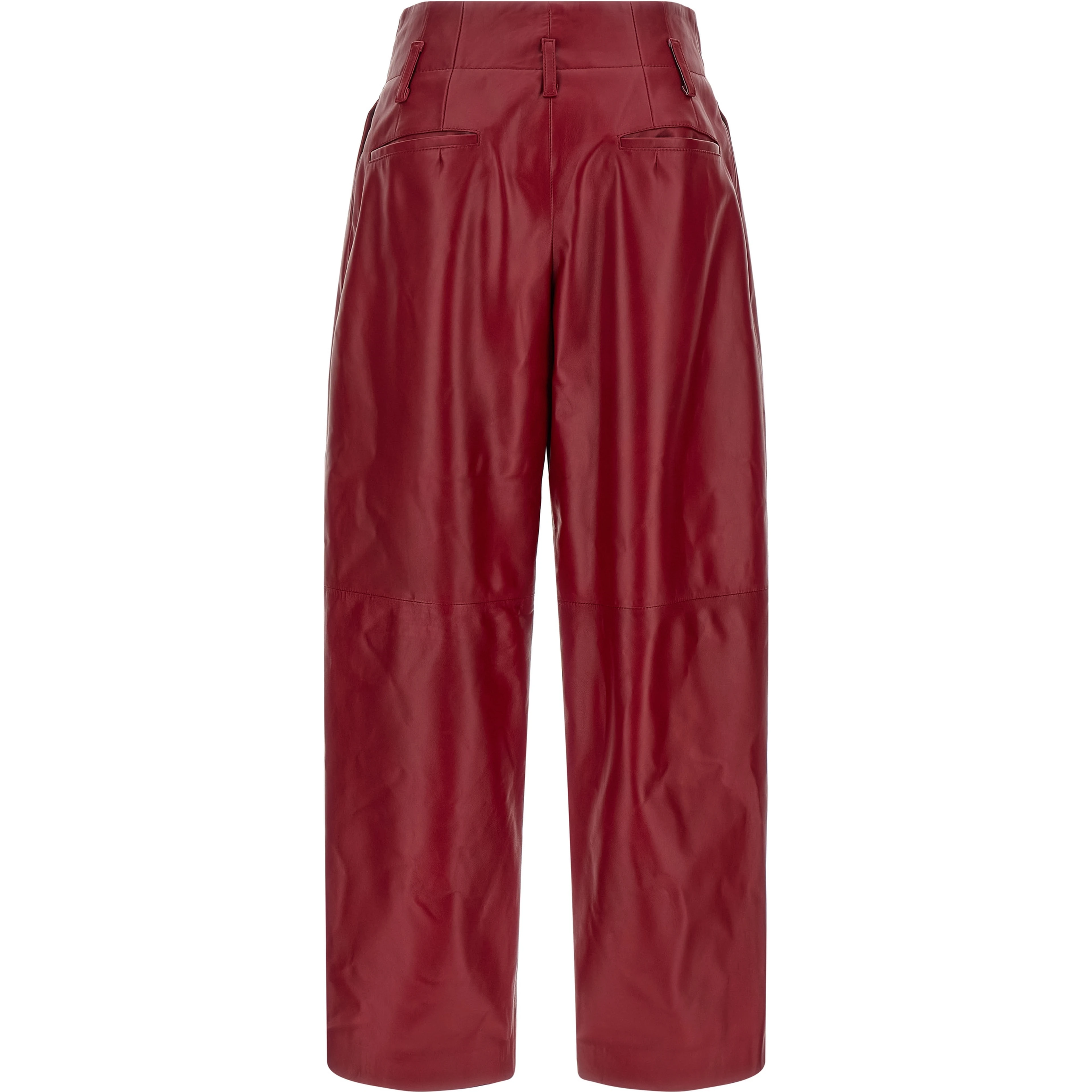 Red Leather Pants