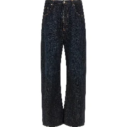 Blue Cotton Jeans Denim