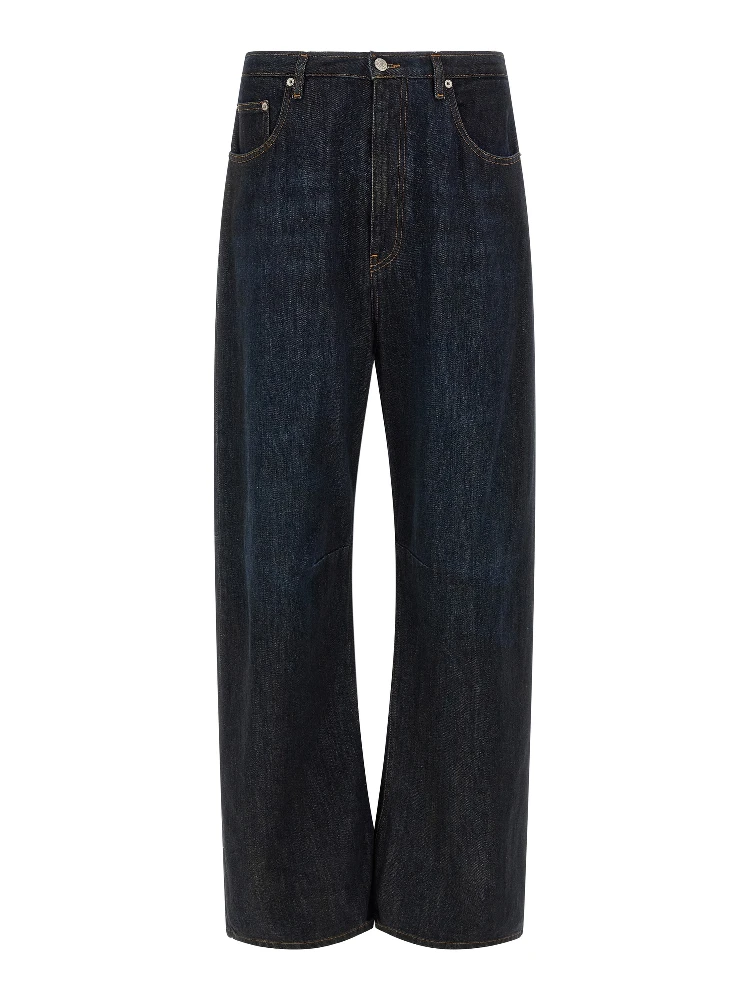 Blue Cotton Jeans Denim