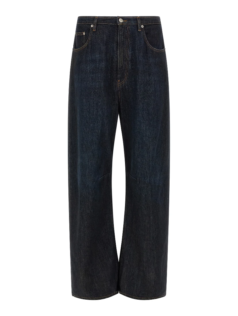 Blue Cotton Jeans Denim