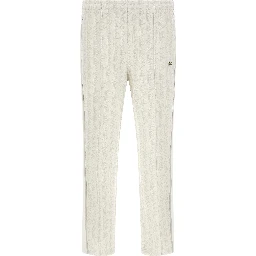 White Polyester Joggers (Workout Pants)