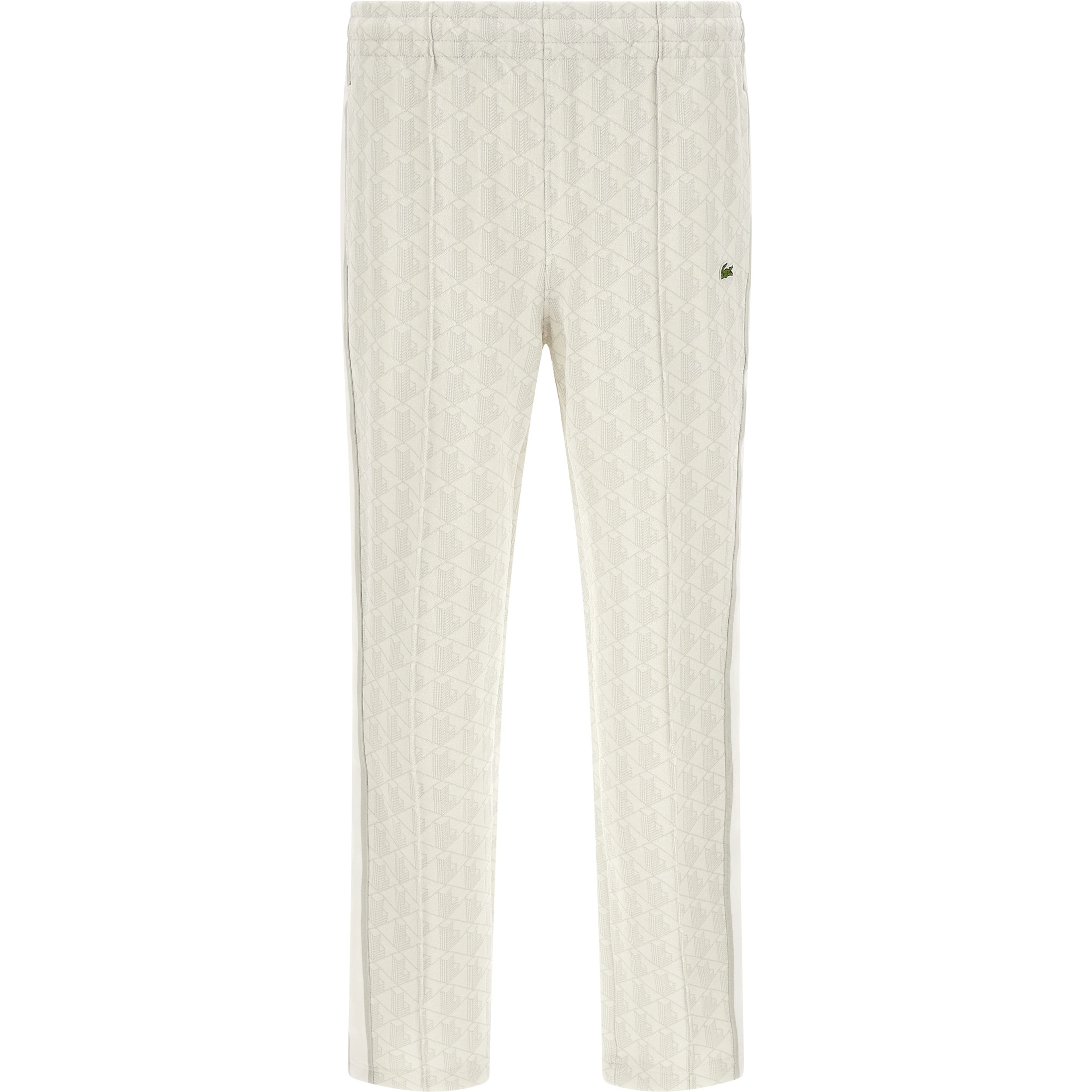 White Polyester Joggers (Workout Pants)