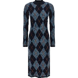 Orange Viscose Casual Dress