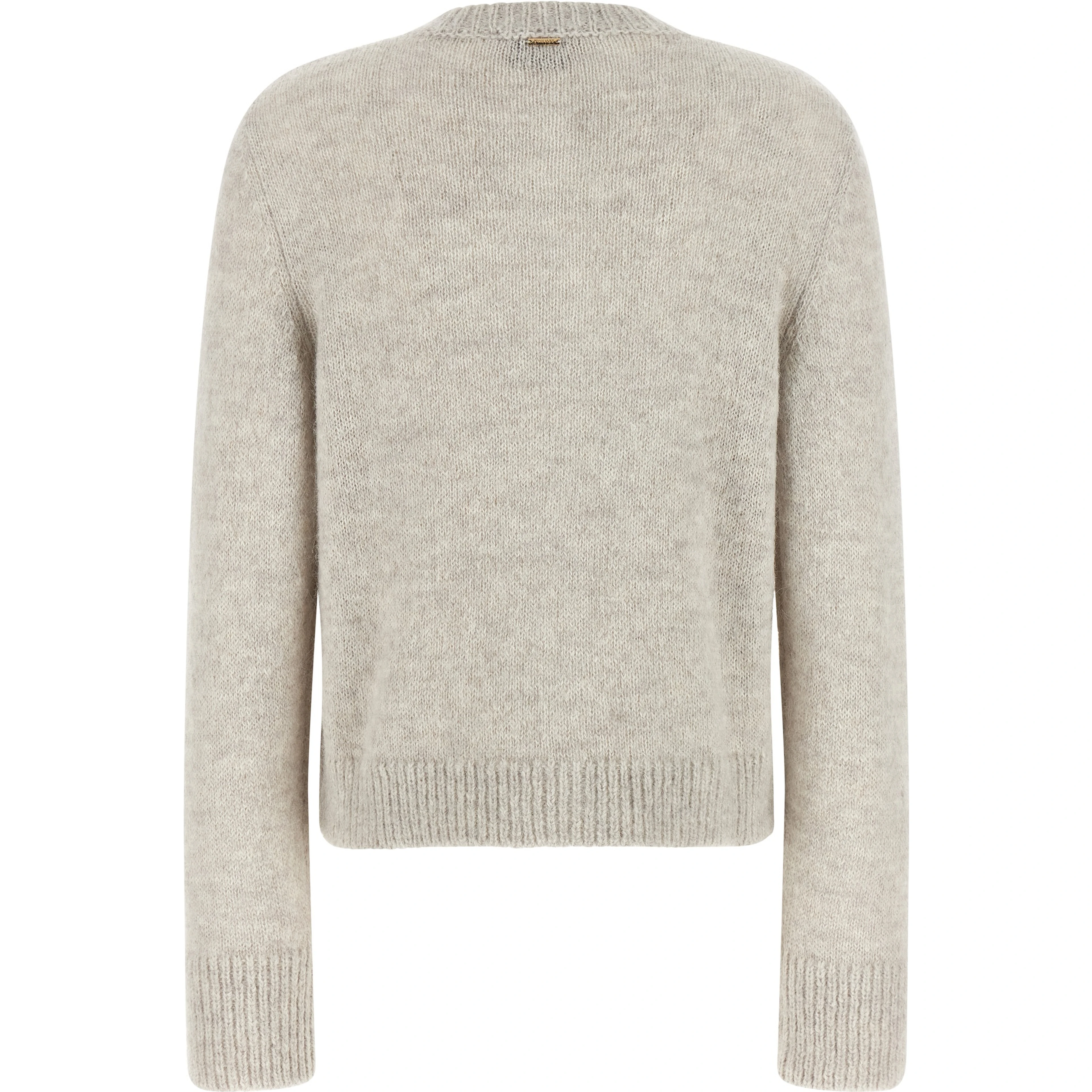 Gray Polyamide Cardigan