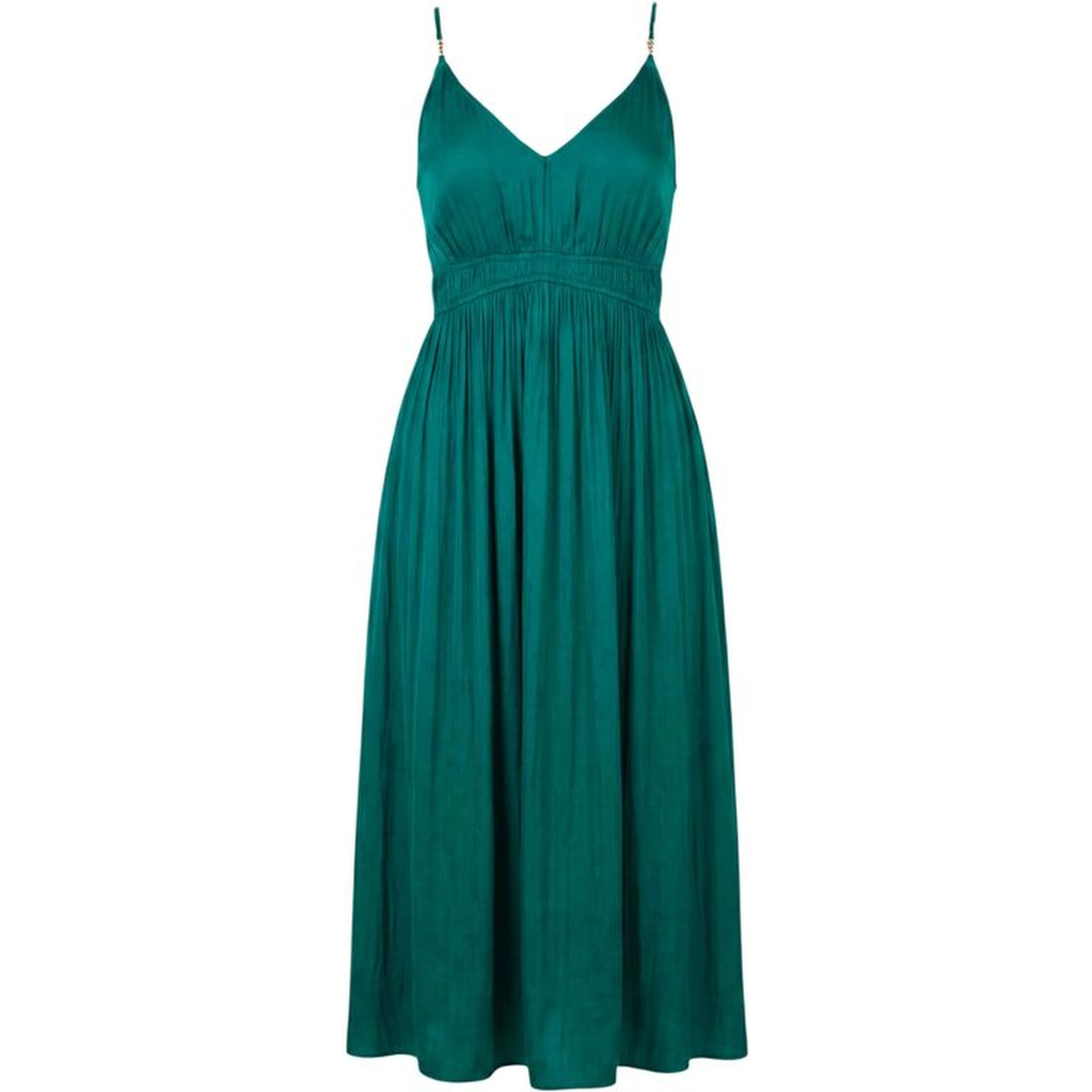 Bicolor Polyester Long Dress