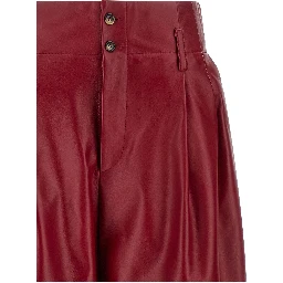 Red Leather Pants