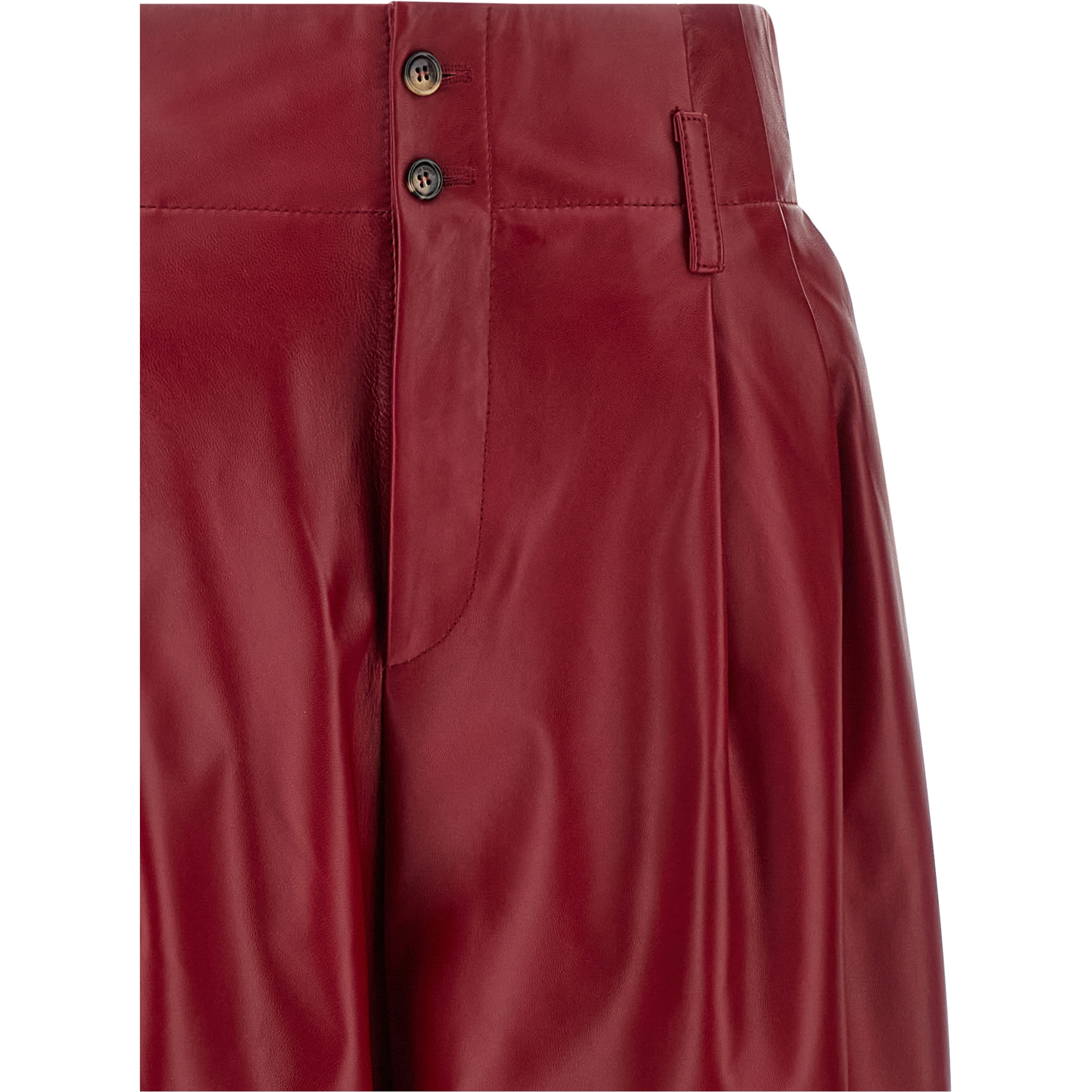 Red Leather Pants