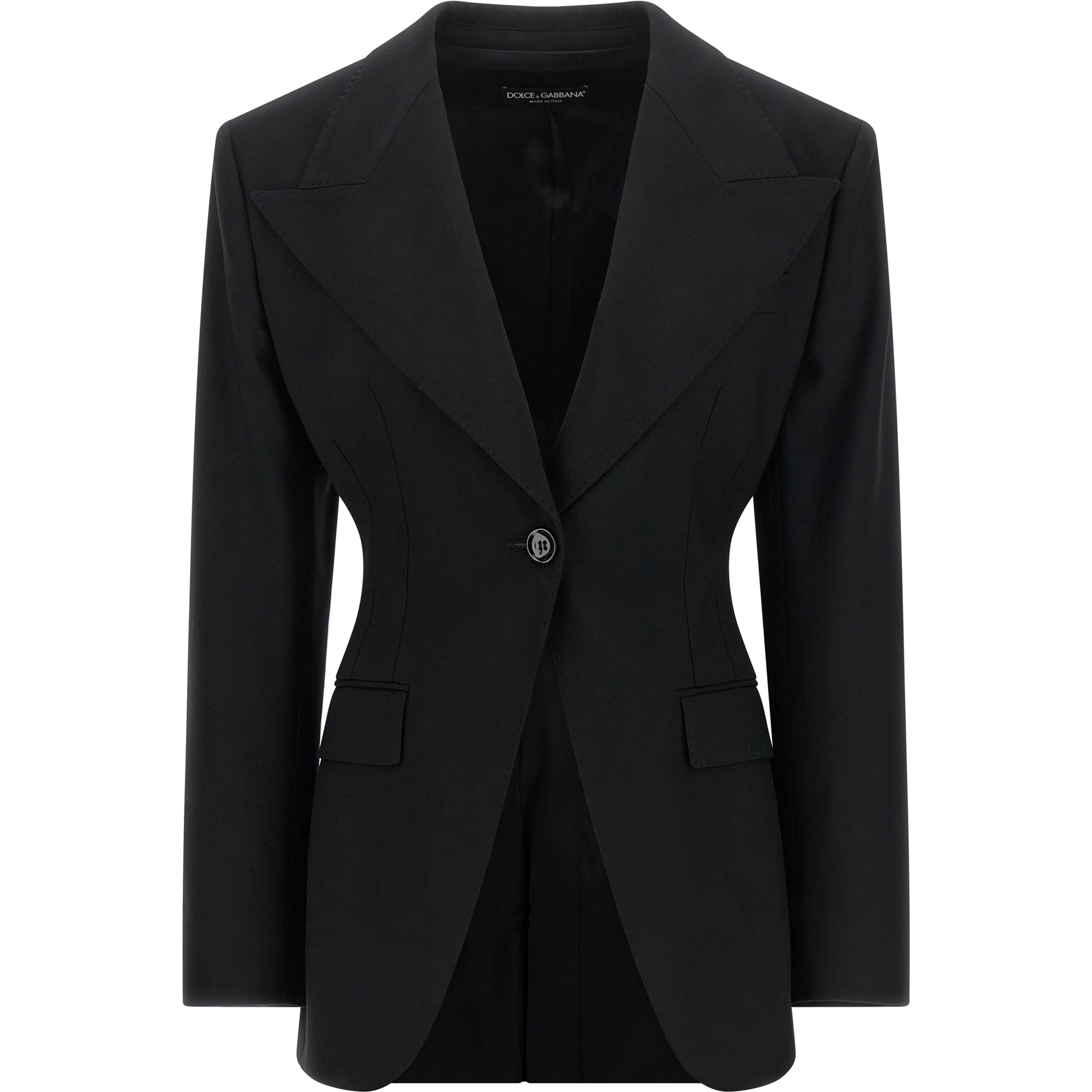 Black Virgin Wool Blazer