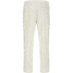 White Polyester Joggers (Workout Pants)