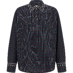 Blue Cotton Blouse