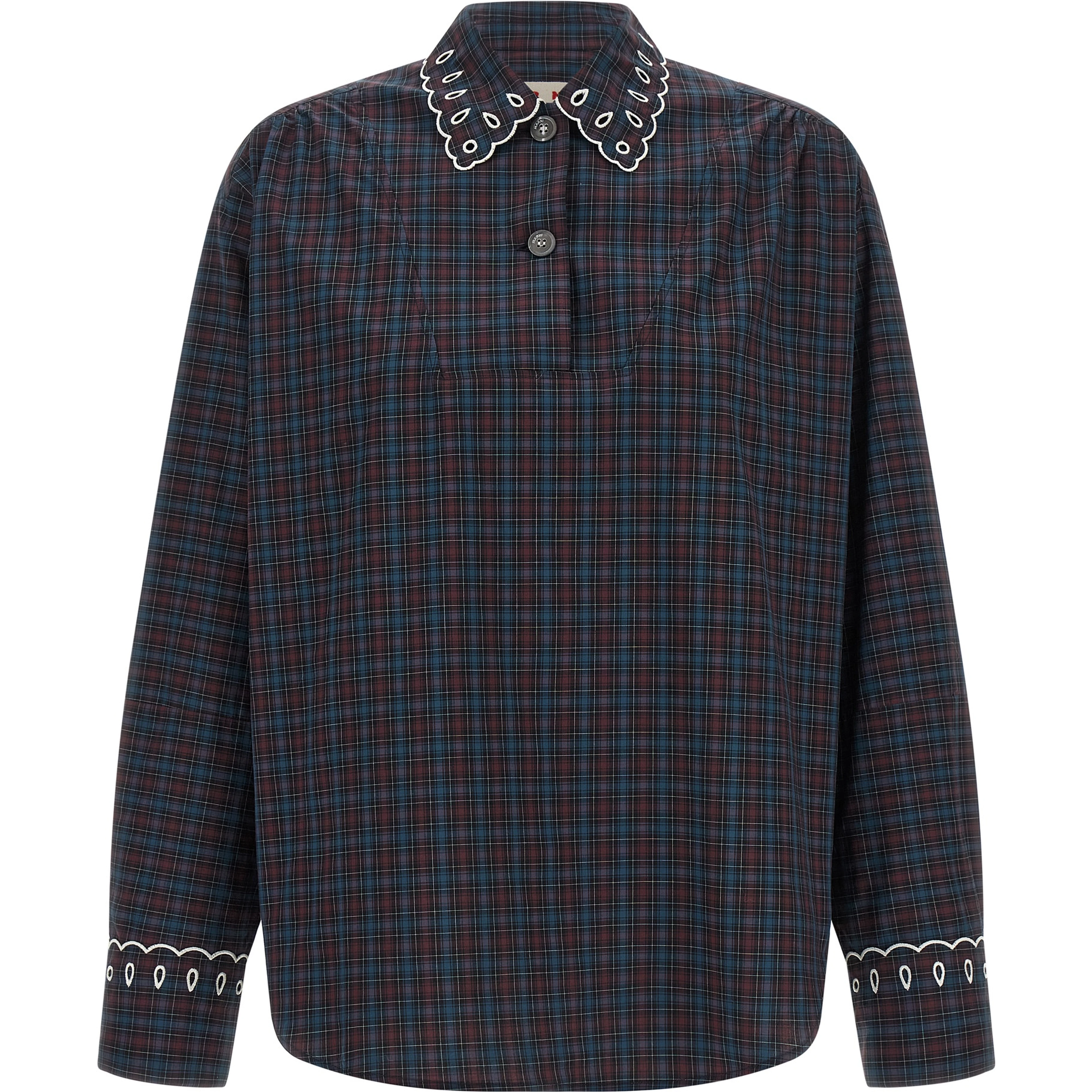 Blue Cotton Blouse