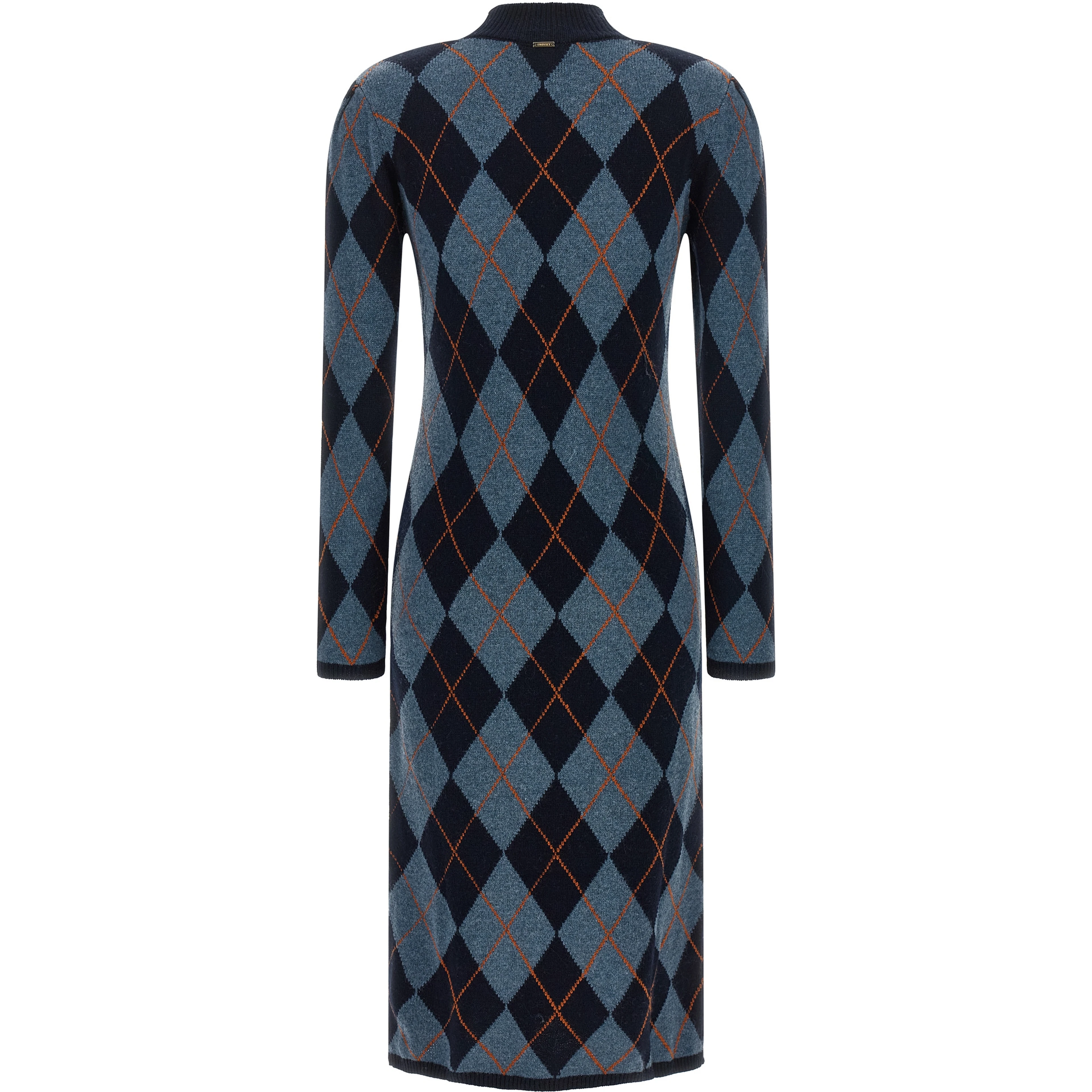 Orange Viscose Casual Dress