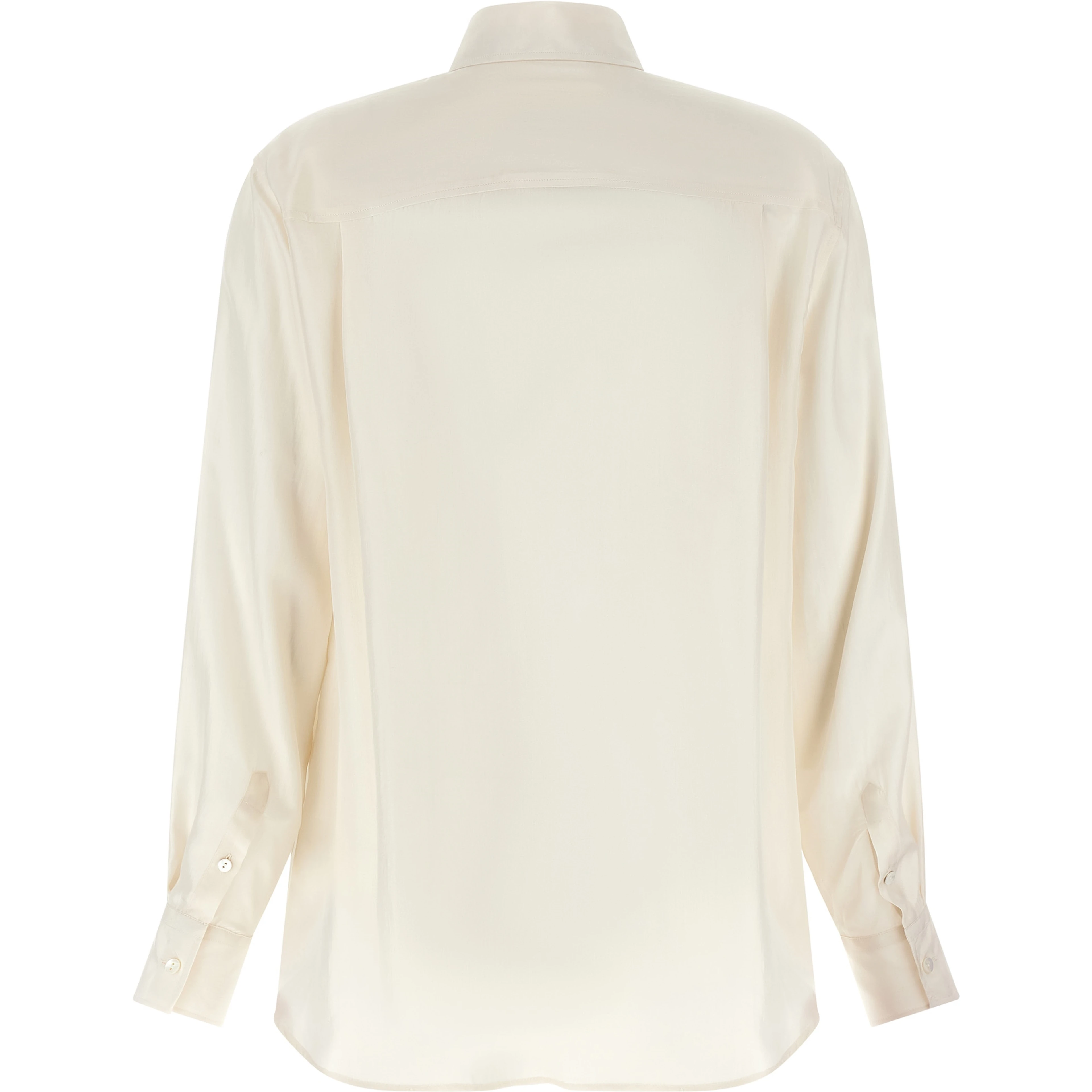 White Silk Blouse