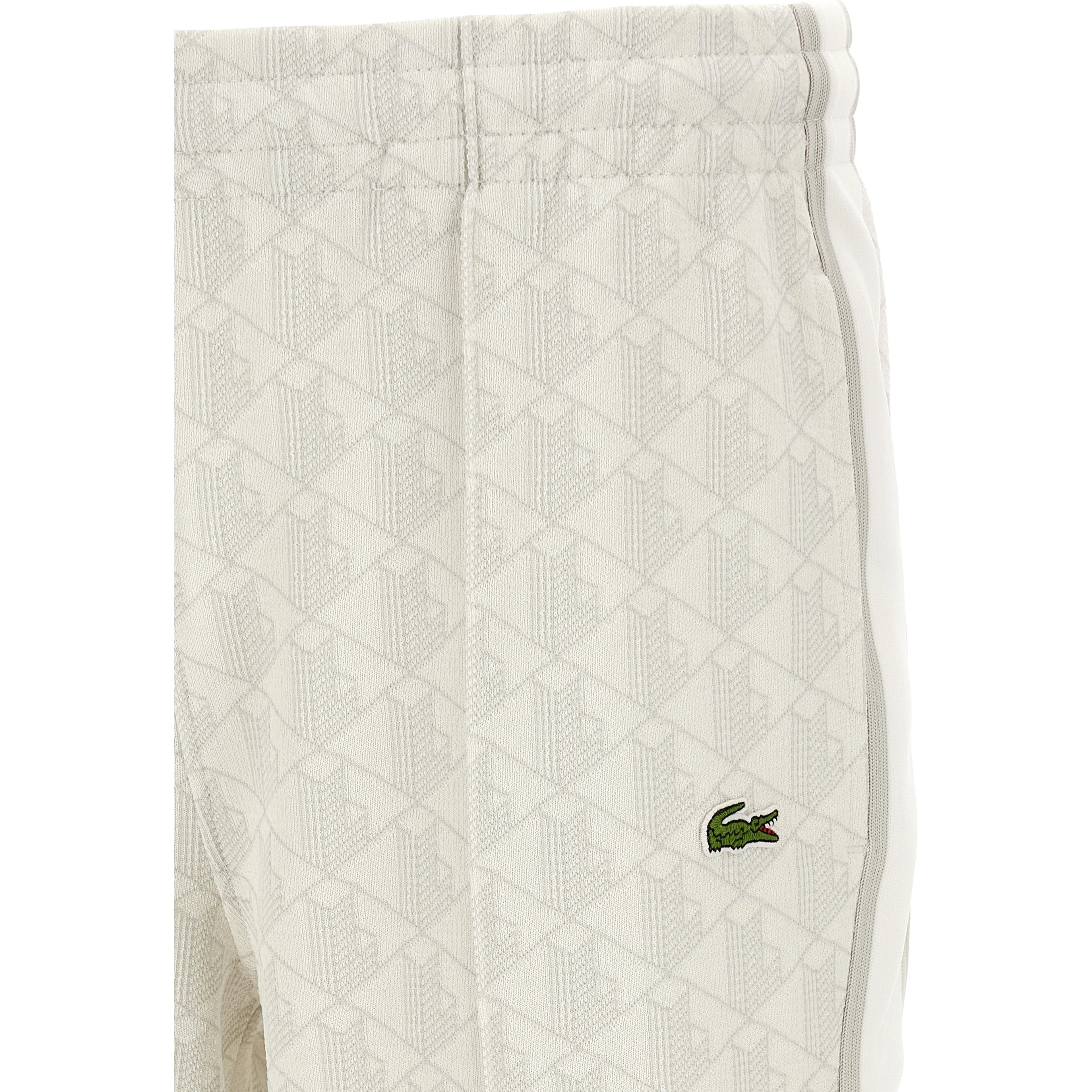 White Polyester Joggers (Workout Pants)