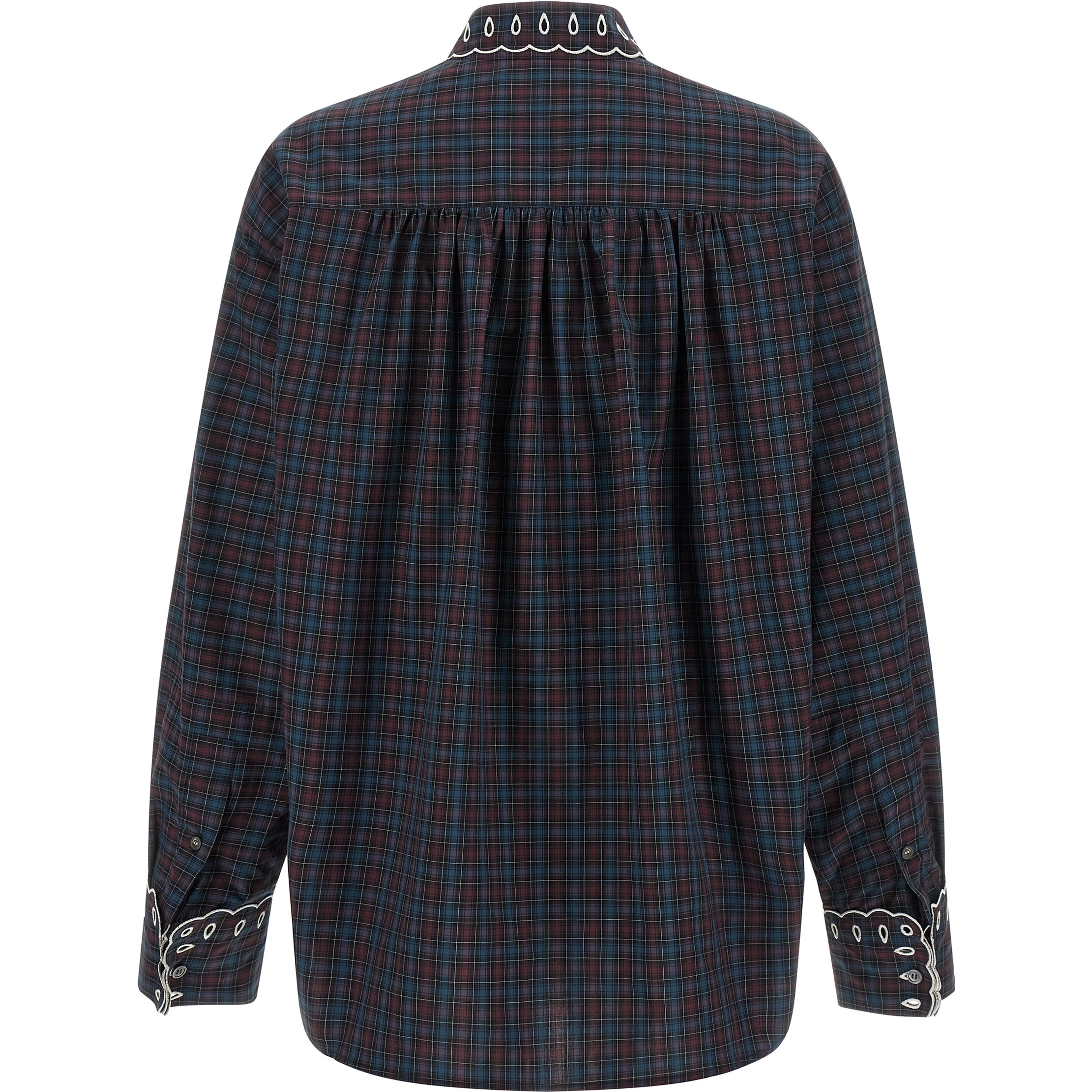 Blue Cotton Blouse