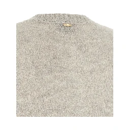 Gray Polyamide Cardigan