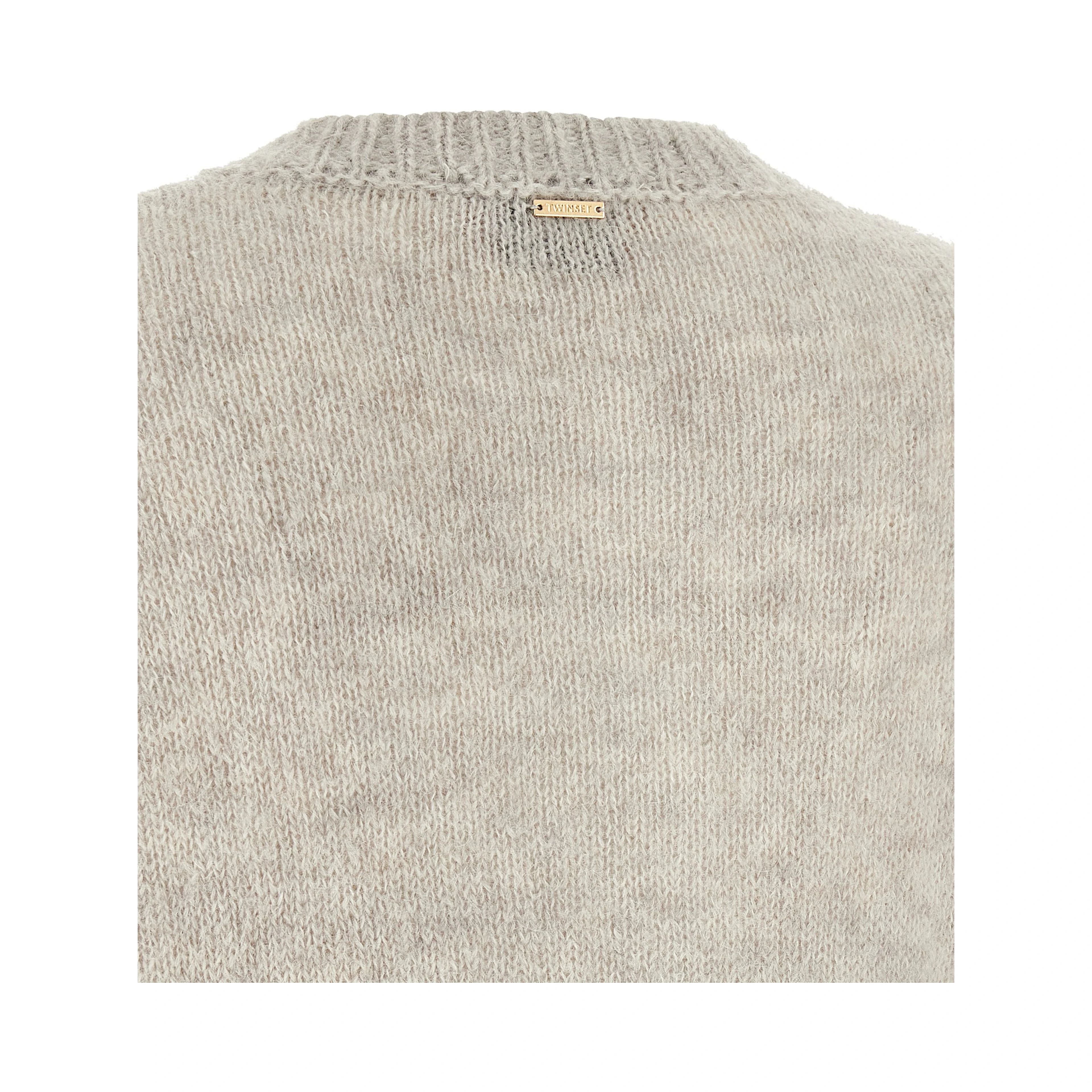 Gray Polyamide Cardigan