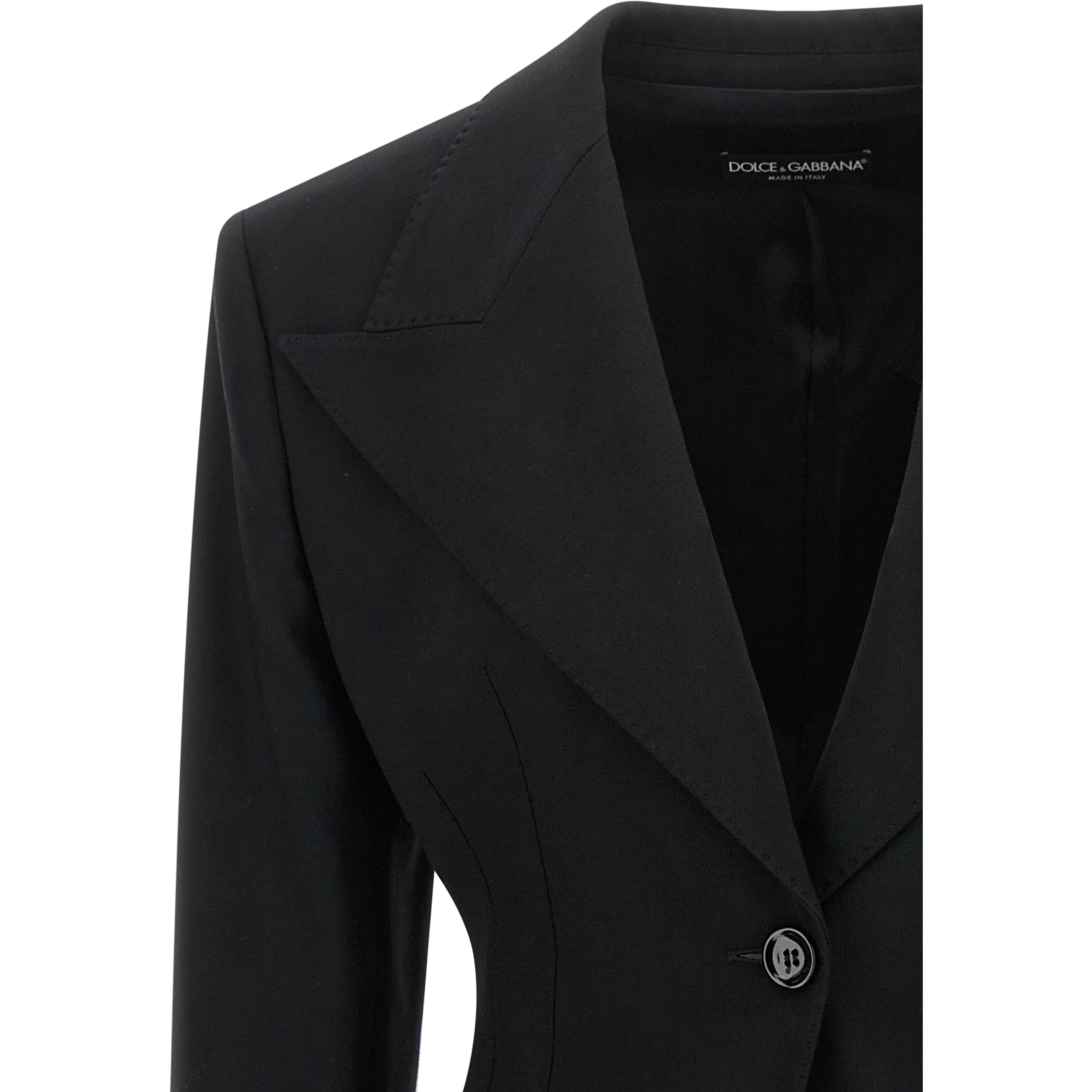 Black Virgin Wool Blazer