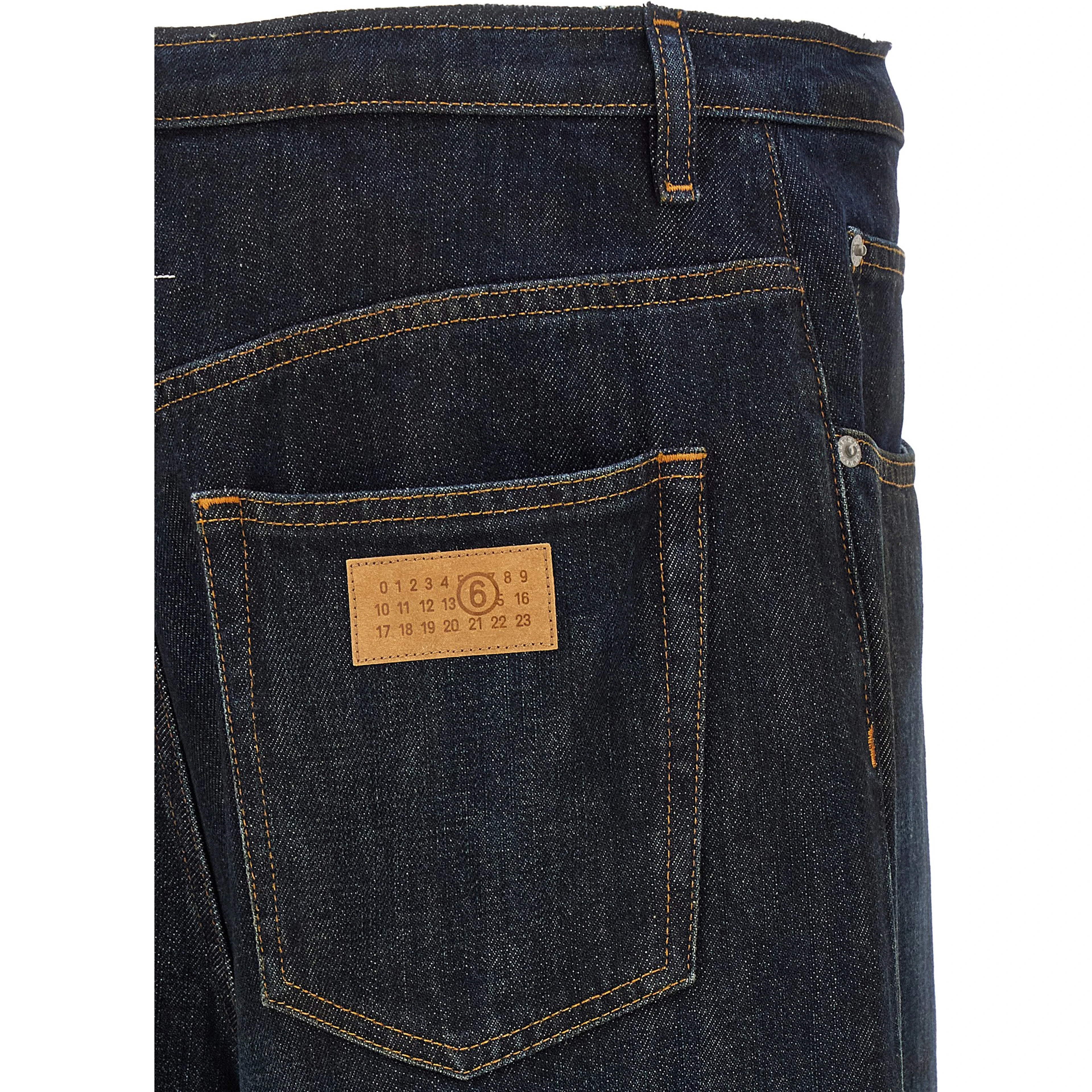 Blue Cotton Jeans Denim