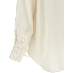 White Silk Blouse