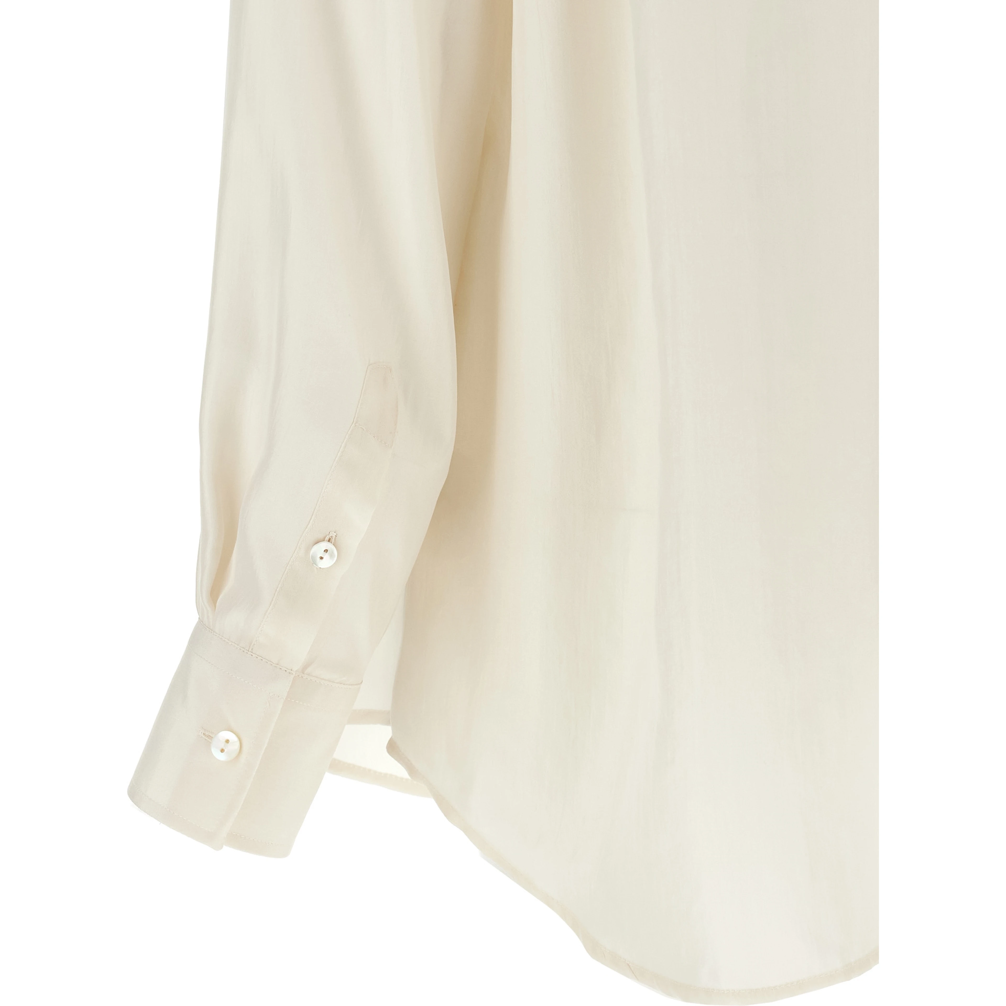 White Silk Blouse