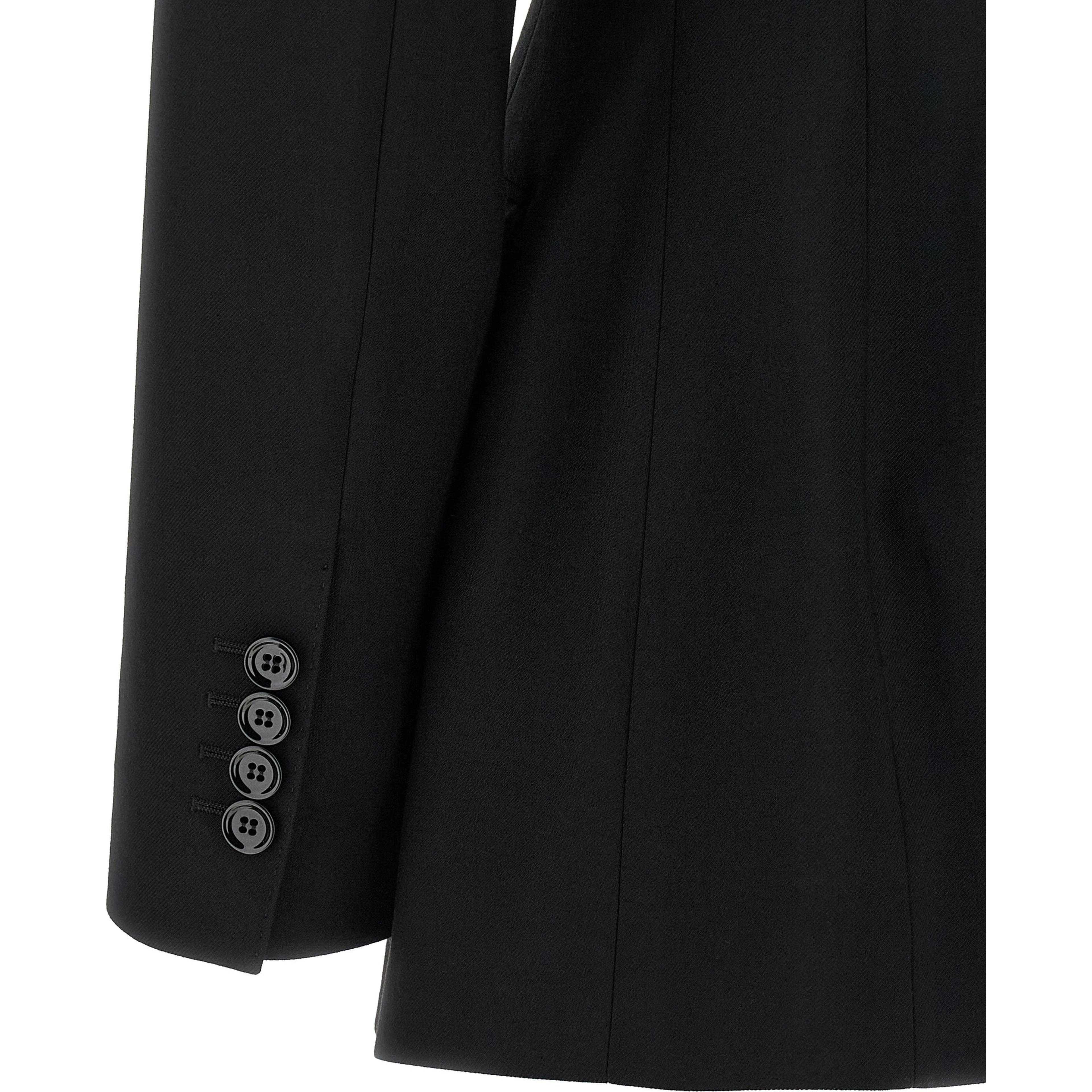 Black Virgin Wool Blazer
